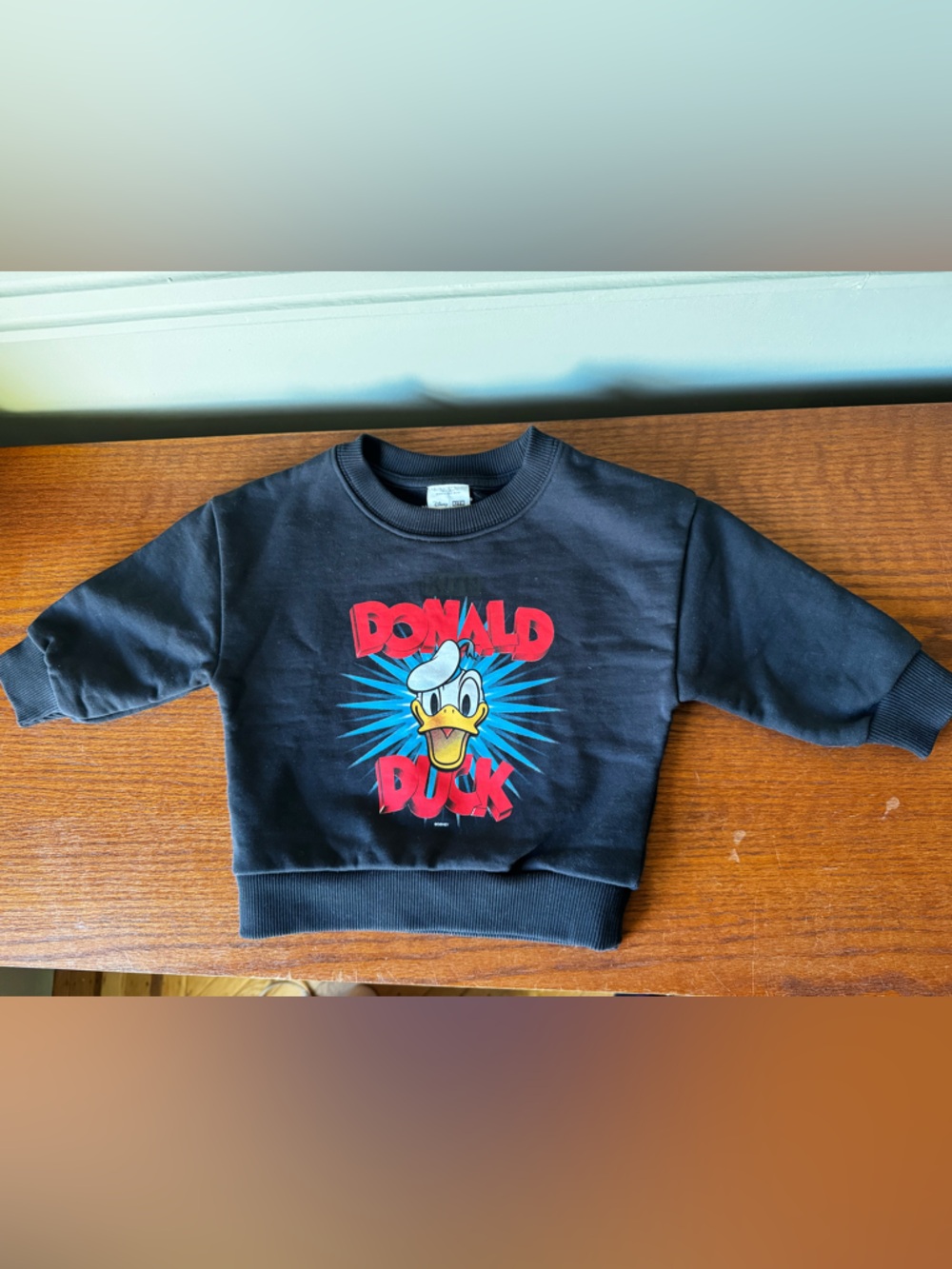 Kith - Donald Duck Black Sweatshirt - Kids